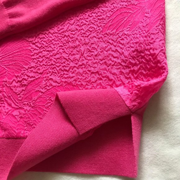 New Auc Tory Burch Jonah Textured floral Top - Picture 6 of 8